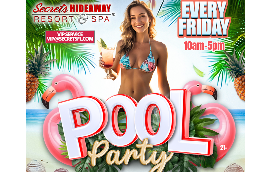 Friday Pool Party 10am-5pm