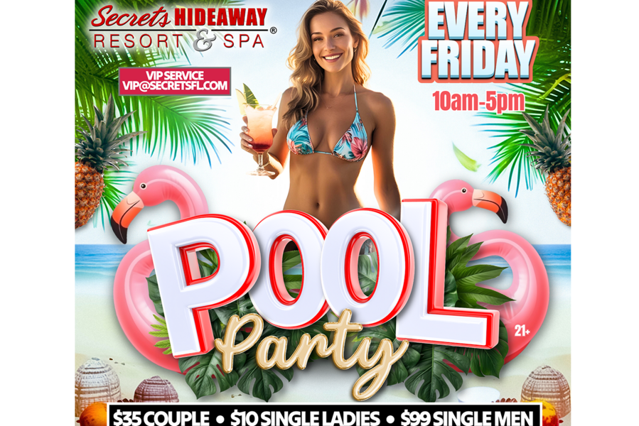 Friday Pool Party 10am-5pm