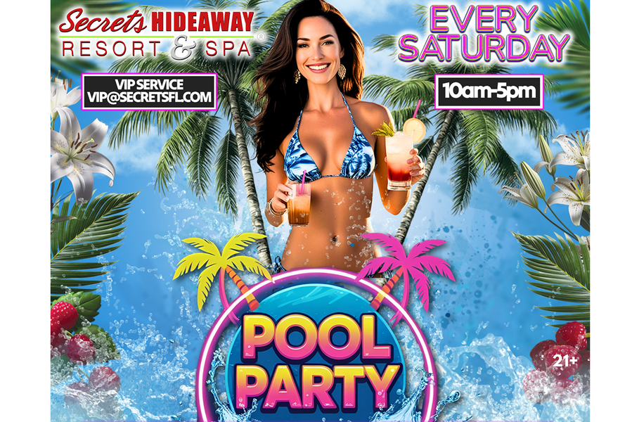 Saturday Pool Party 10am - 5pm