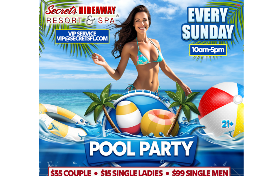 Sunday Pool Party 10am-5pm
