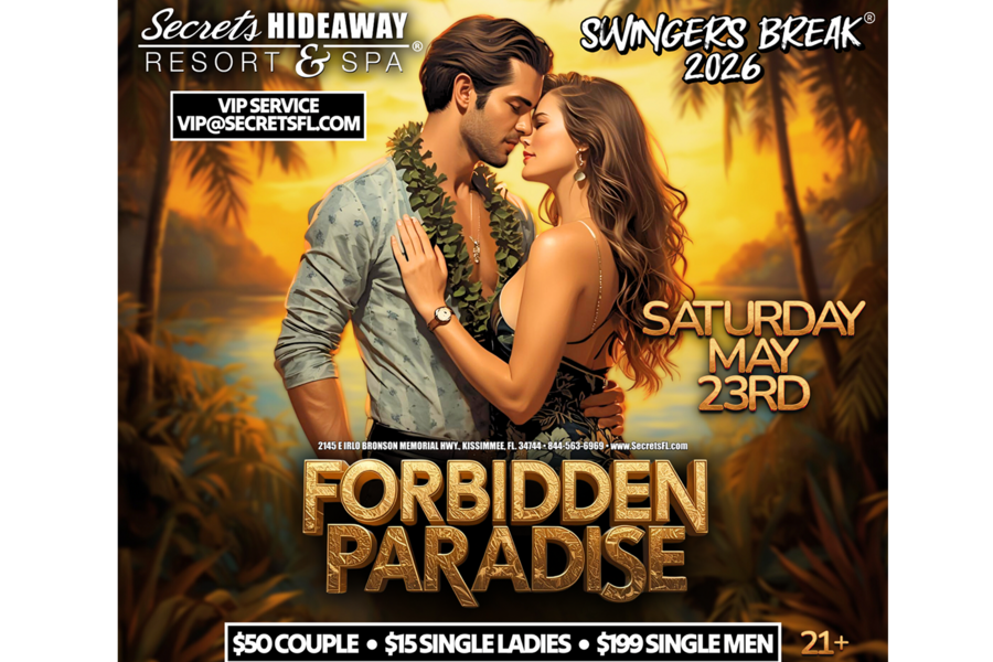 Forbidden Paradise - Swingers Break® Takeover