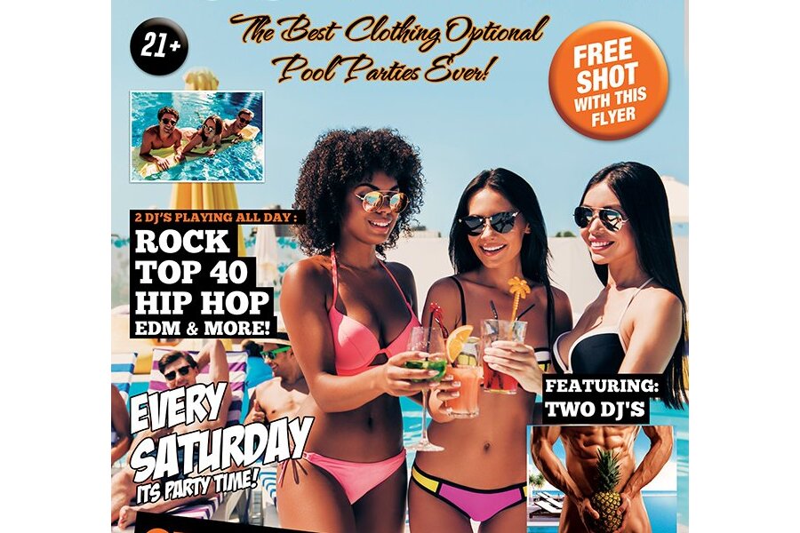 Saturday Pool Party 10am - 5pm