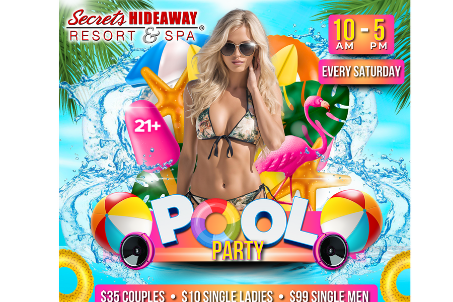 Saturday Pool Party 10am - 5pm