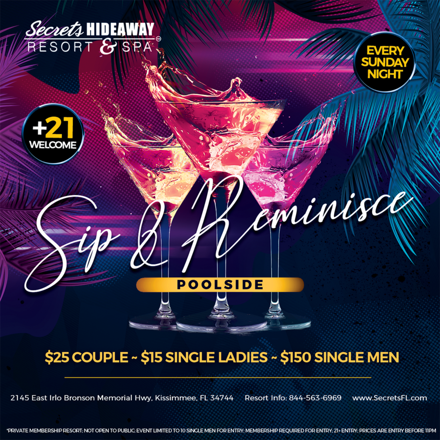 Sip & Reminisce - Poolside