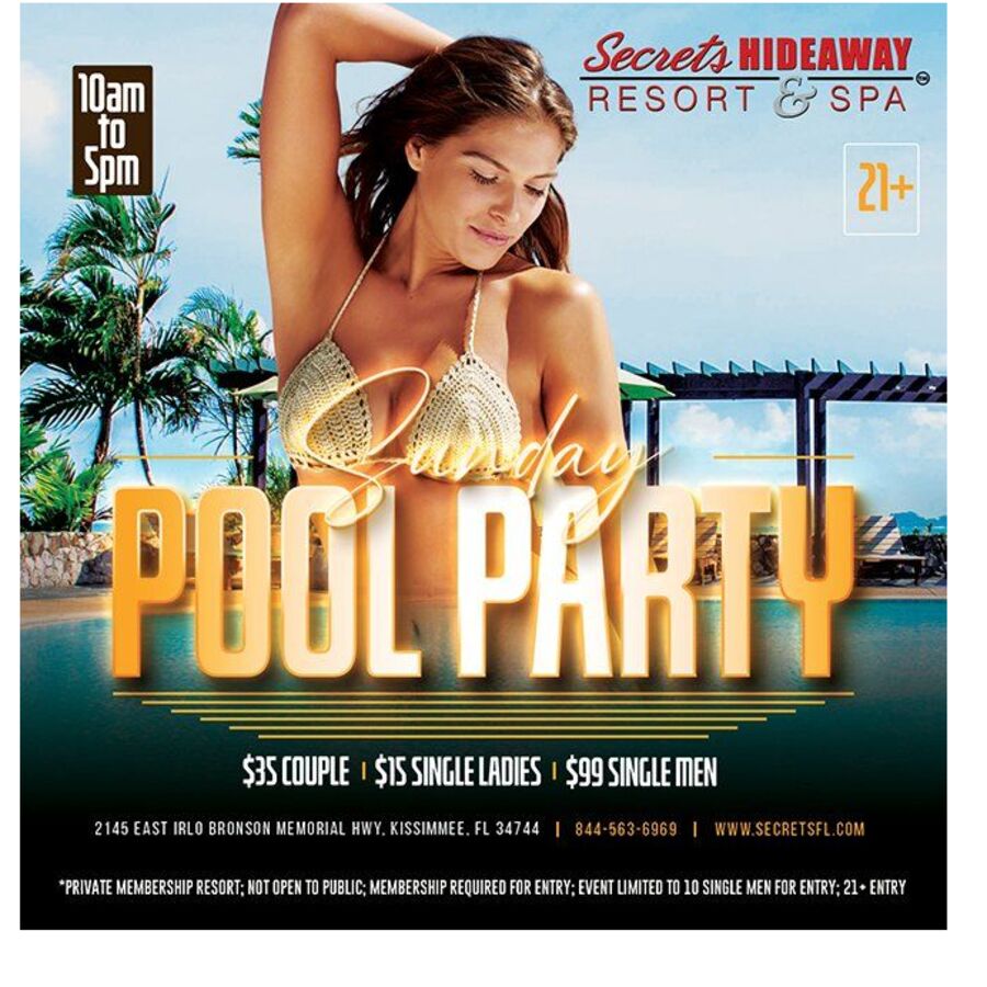 Sunday Pool Party 10am-5pm pic