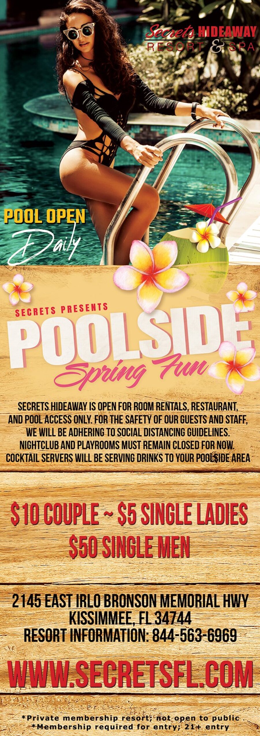 Wednesday Poolside Spring Fun