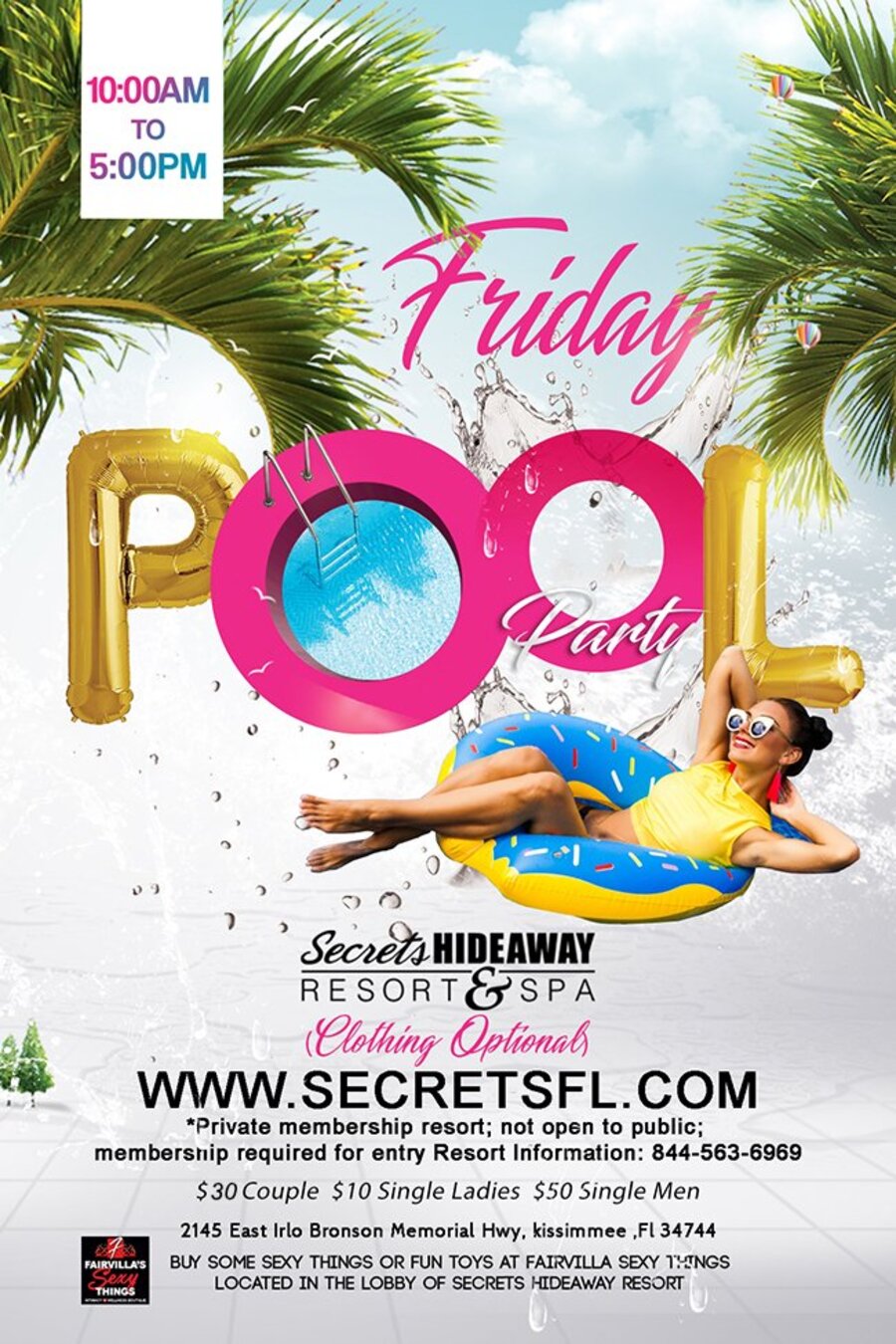 Friday Pool Party 10am-5pm - Sin City Takeover