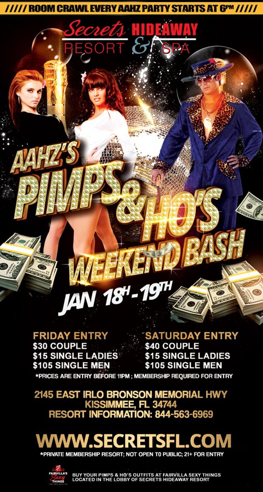 Pimps & Ho's - Aahz Party Weekend Bash
