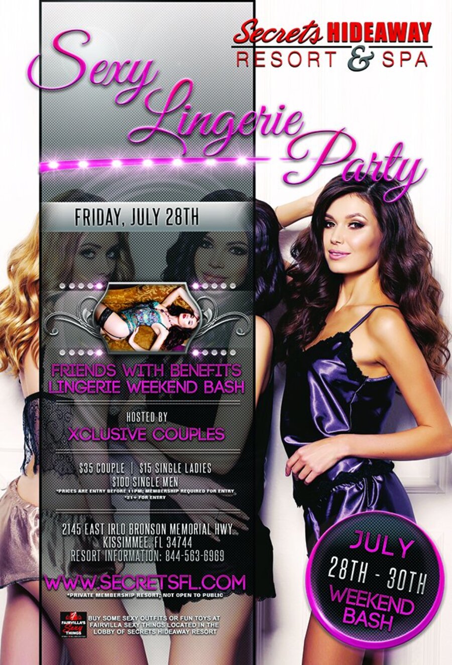 Friends with Benefits Lingerie Weekend