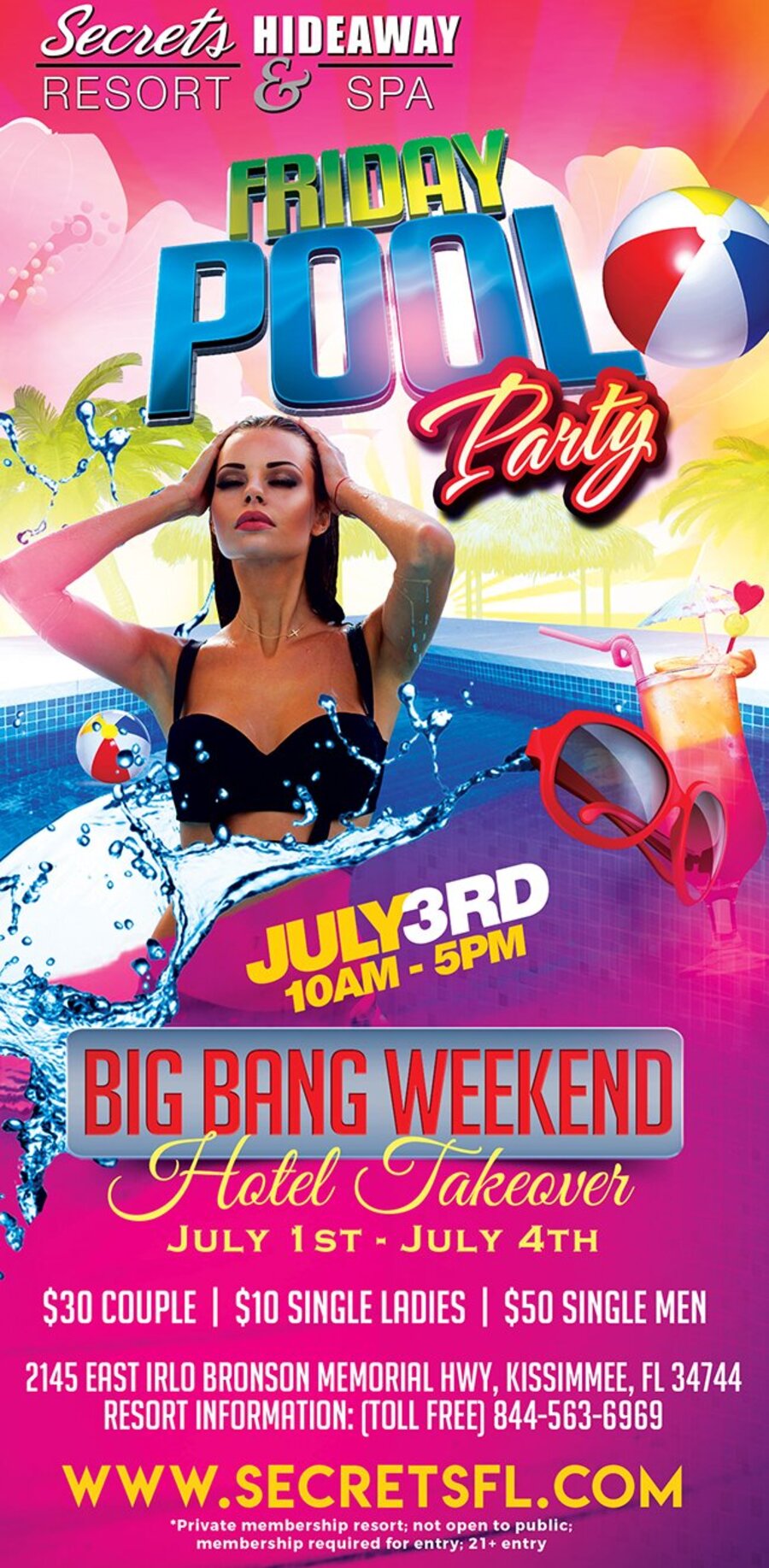Friday Pool Party 10am-5pm - Big Bang Takeover