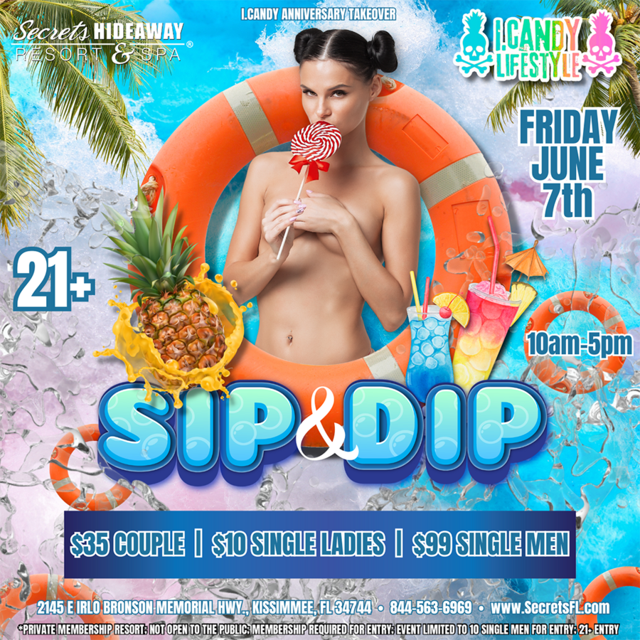 Sip & Dip pool party - i.Candy Lifestyle®