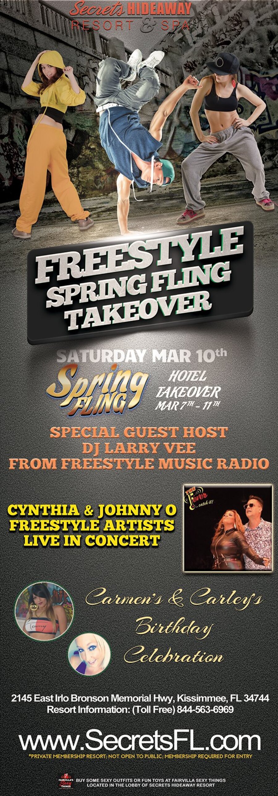 Freestyle Spring Fling 2018 Carmen & Carley's B-day