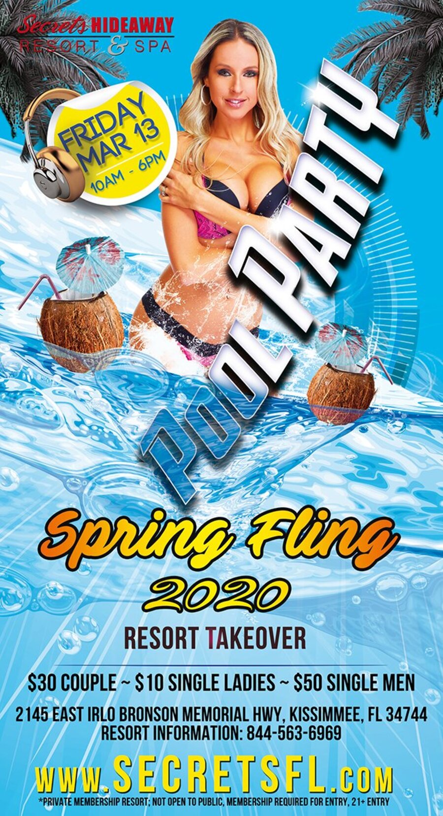 Friday Pool Party - Spring Fling Takeover