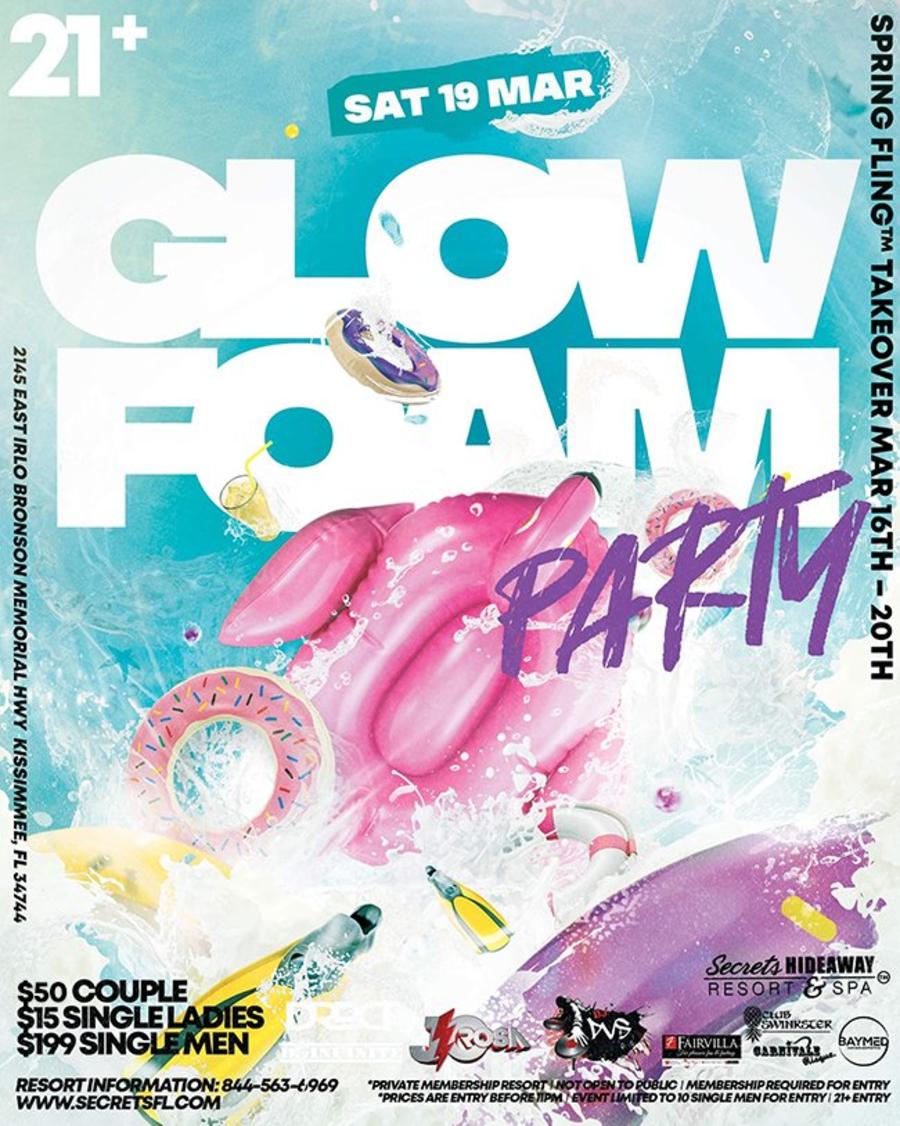 Glow Foam - Spring Fling Takeover