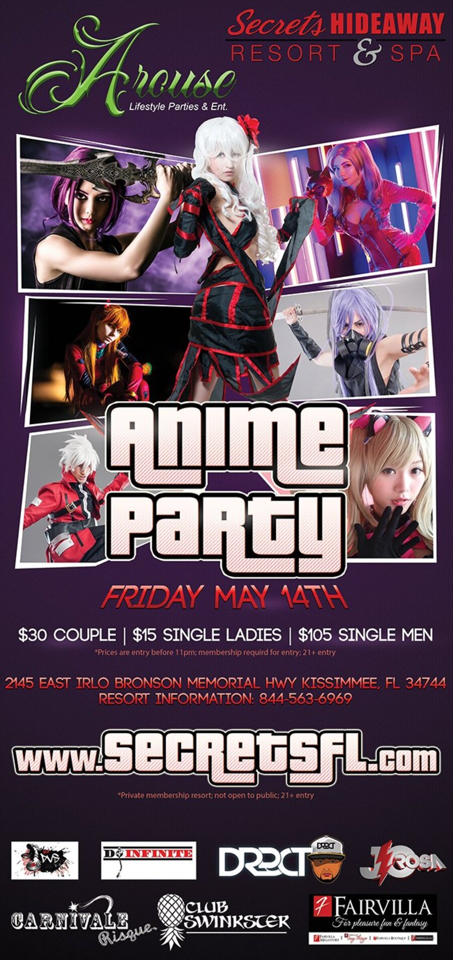 Anime Party - Arouse weekend event
