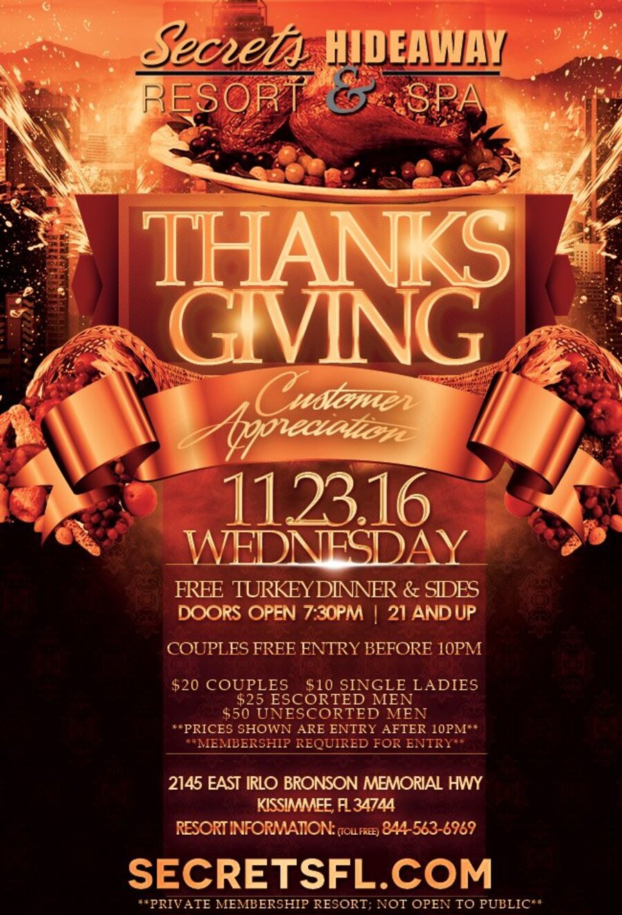 Thanksgiving: Members Appreciation