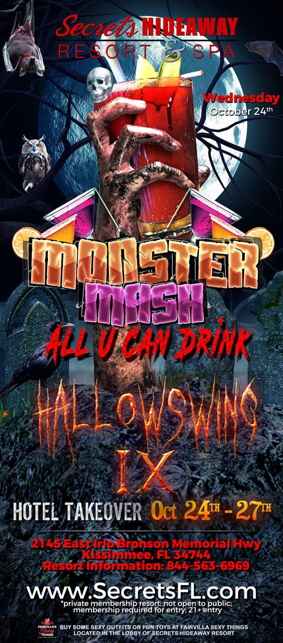 Monster Mash All U Can Drink - Hallowswing IX