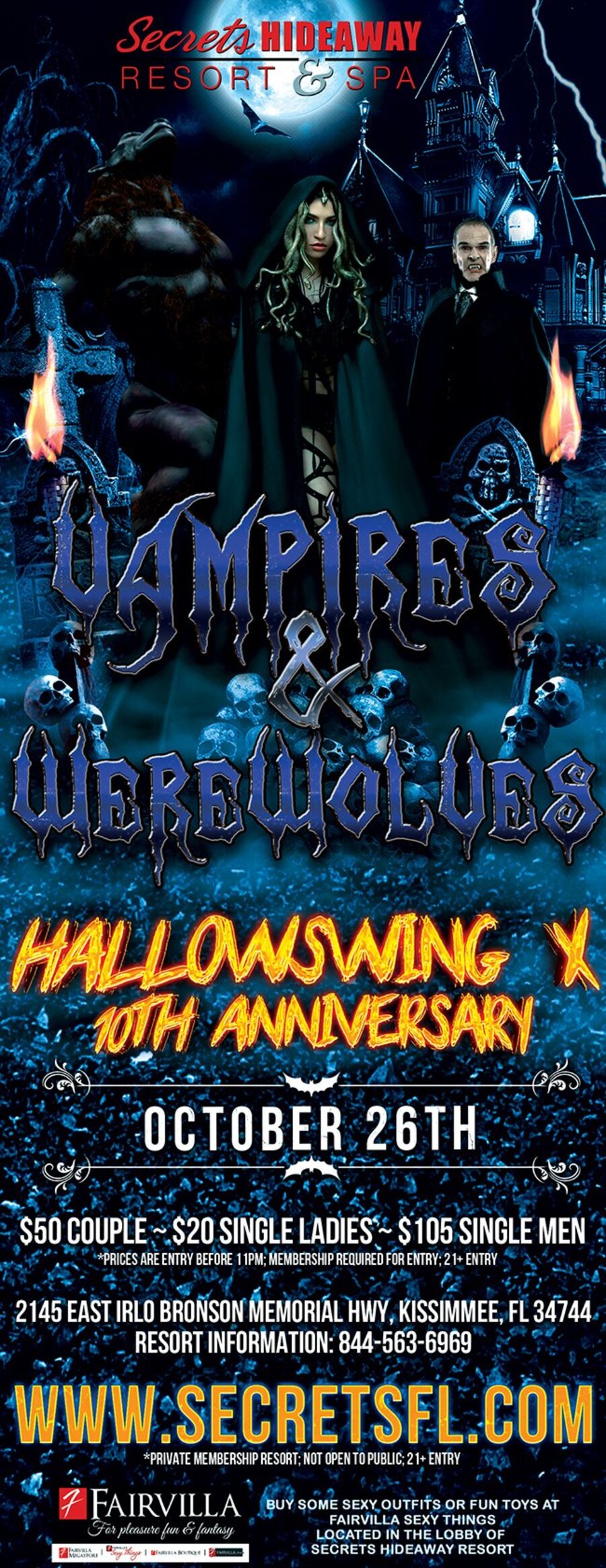 Vampires & Werewolves - Hallowswing X