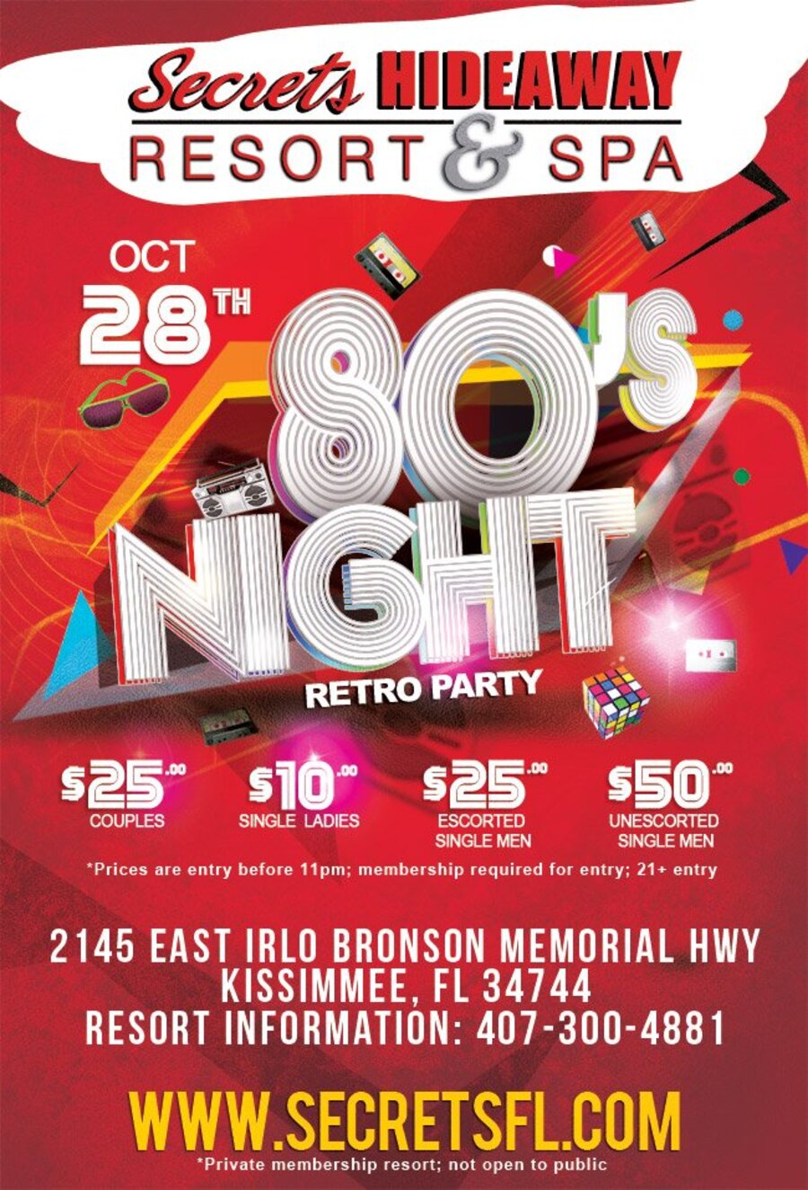 Retro 80's Night