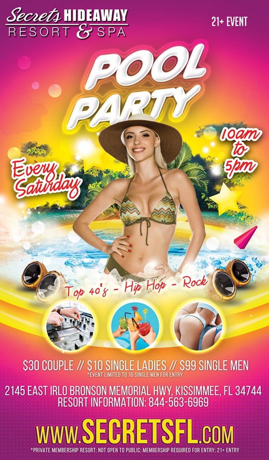 Pool Party 10am - 5pm - i.candy weekend