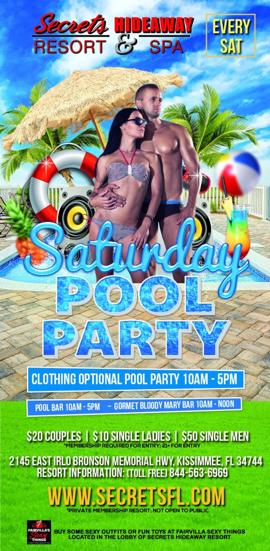 Saturday Pool Party 11am-5pm