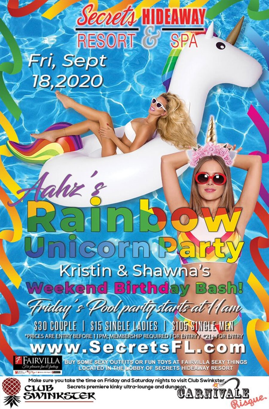 Rainbow Unicorn - Ahaz Party