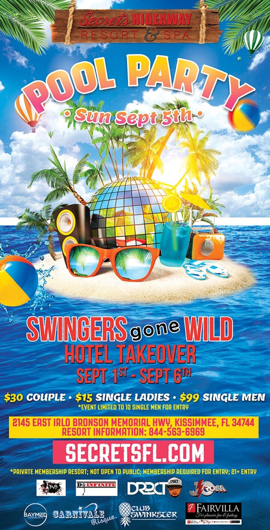 Sunday Pool Party 10am-5pm