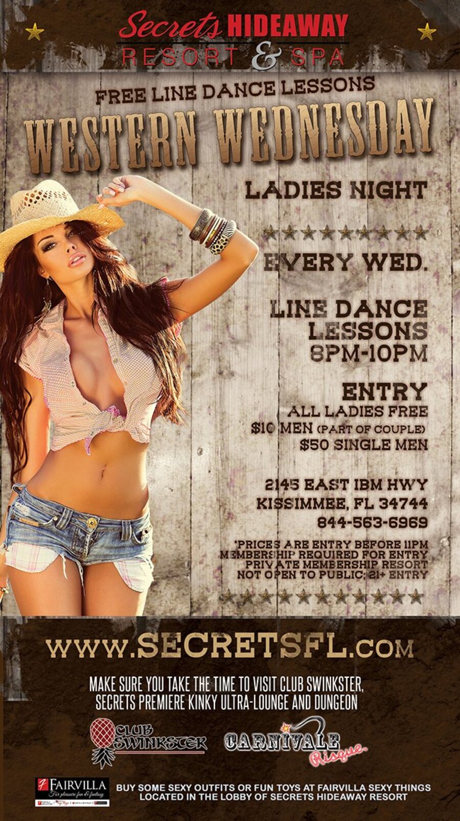 Western Wednesday - ALL LADIES FREE