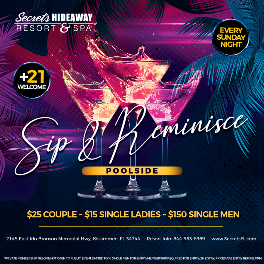Sip & Reminisce - Poolside