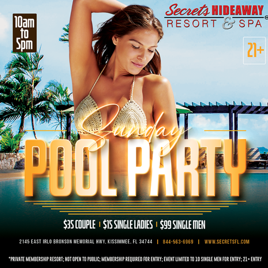 Pool Party 10am-5pm - My Frisky Business Takeover