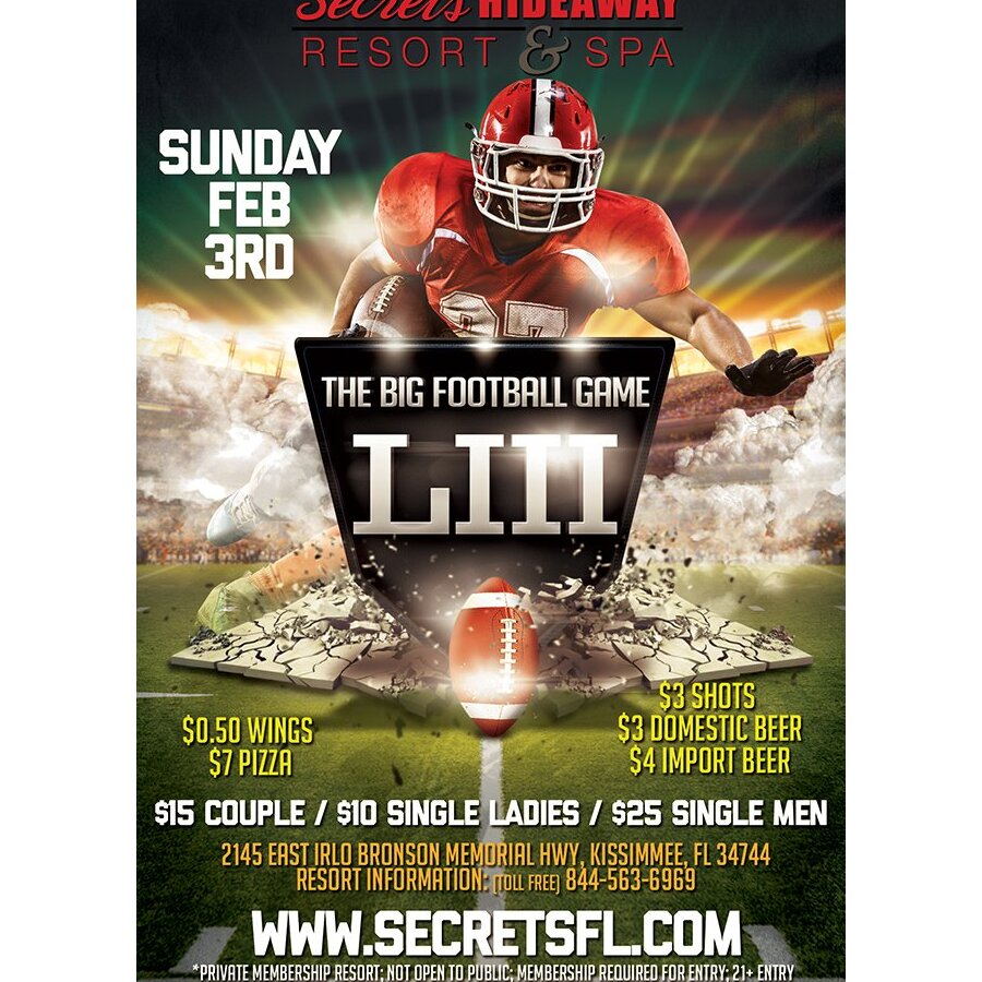 The Big Game Come As U Are