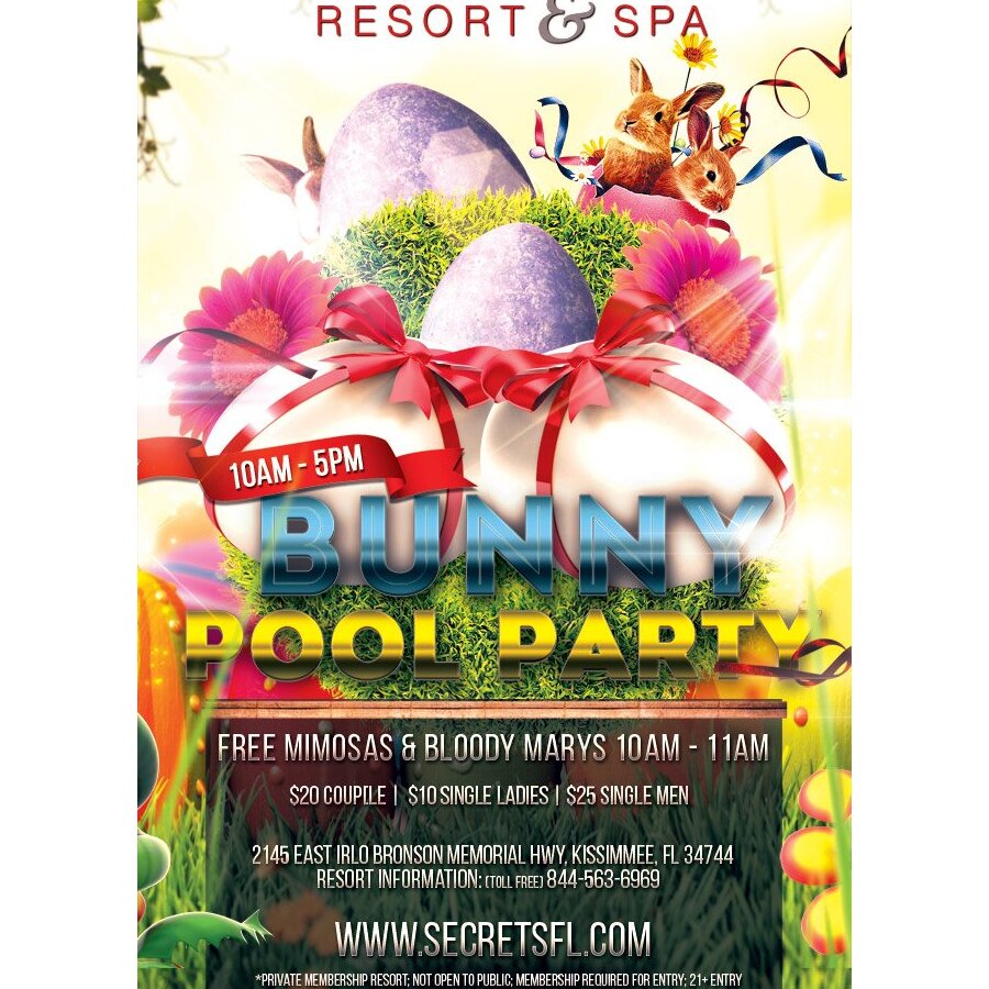 Sunday Pool Party 11am - 5PM