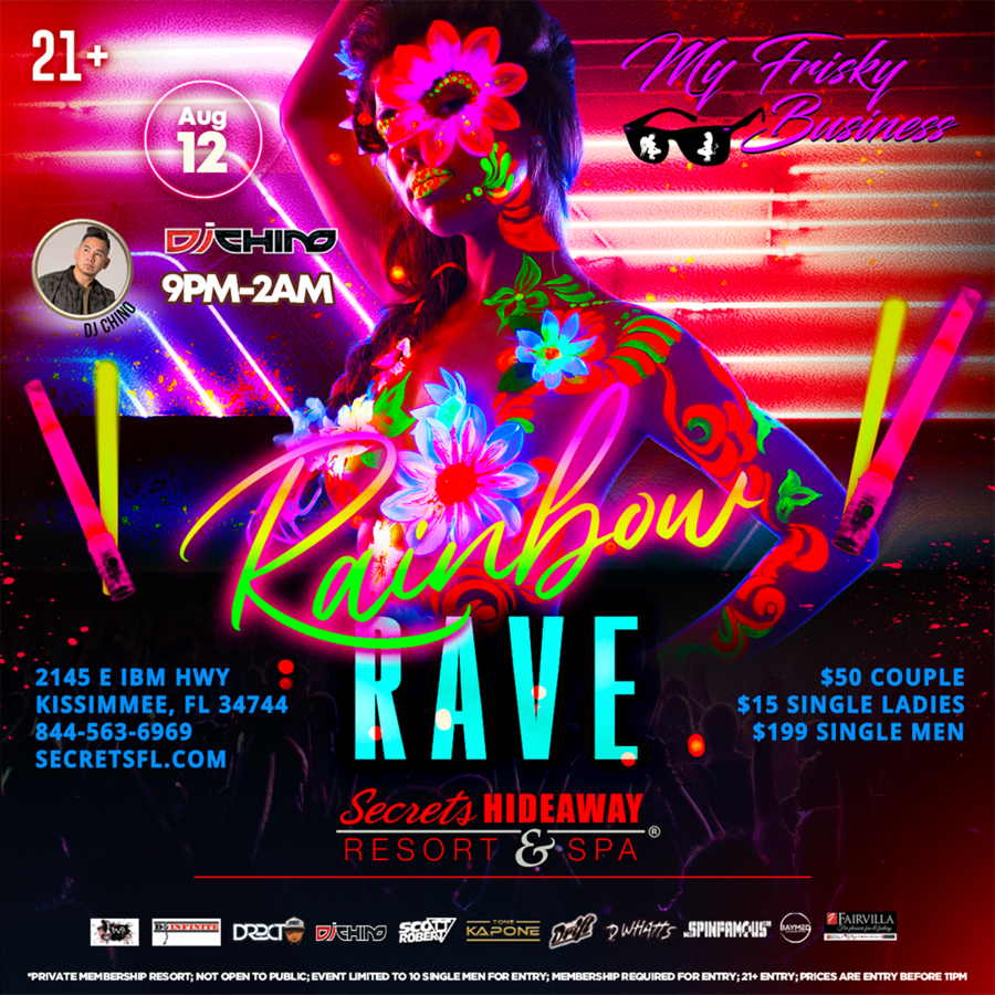 Rainbow Rave - My Frisky Business takeover