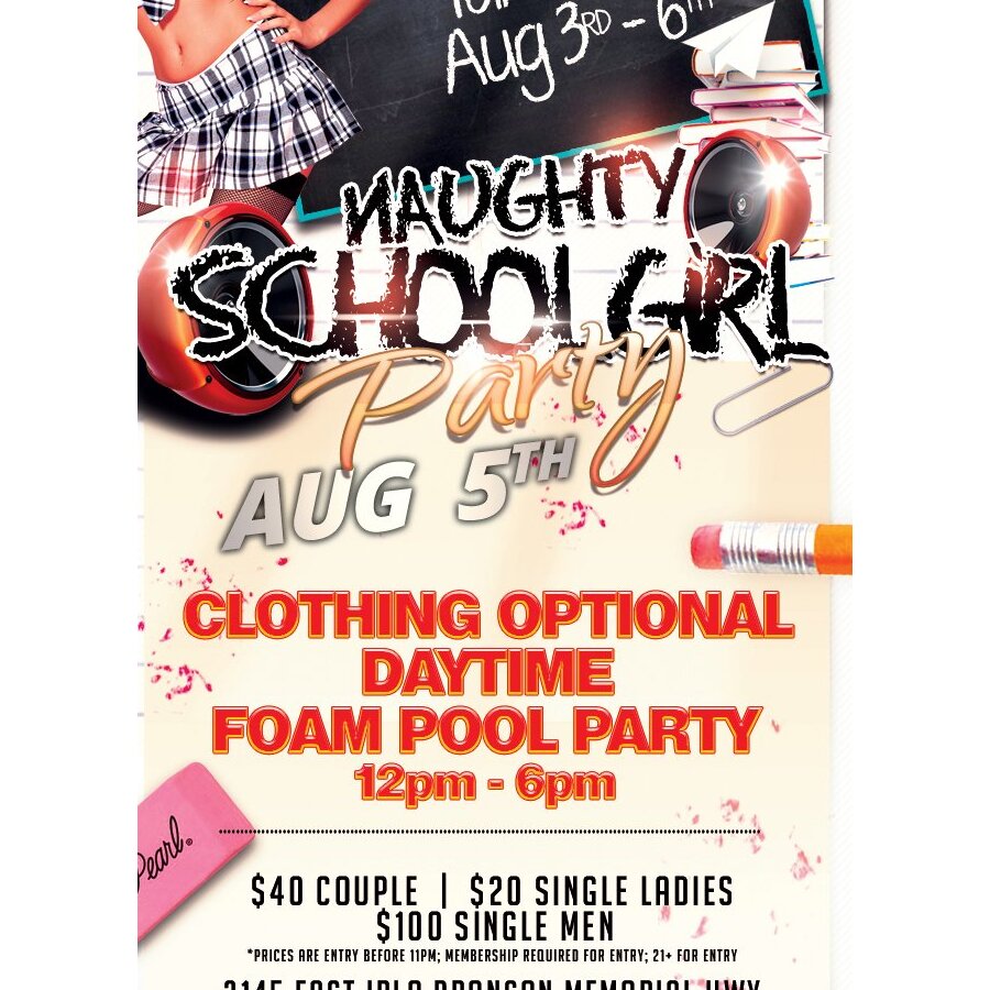 Naughty Scoolgirl Party - Back to School Swing Hotel Ta