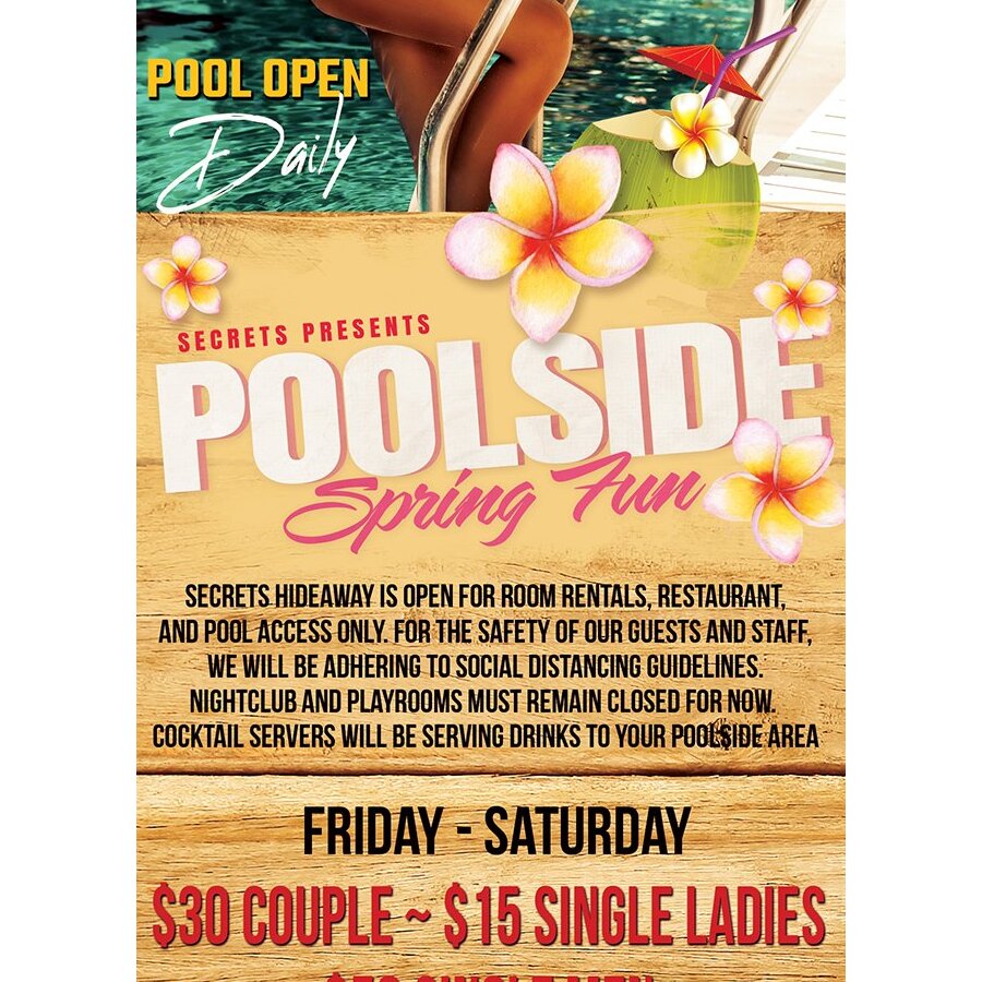 Saturday Poolside Spring Fun