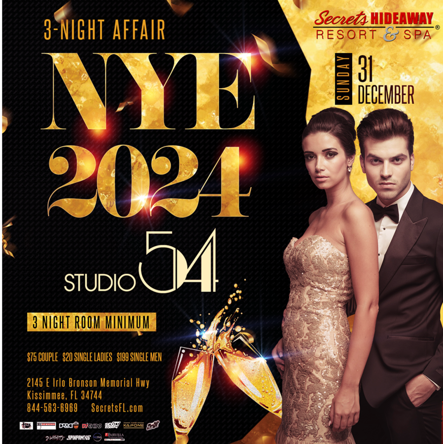 Studio 54 - NYE 3 Night Affair
