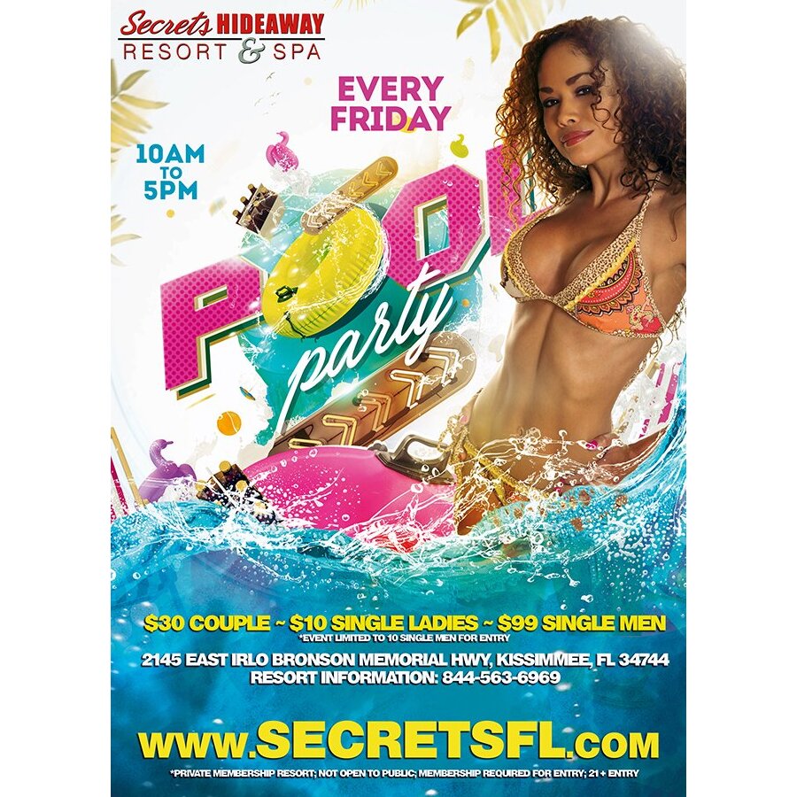 Friday Pool Party 10am-5pm