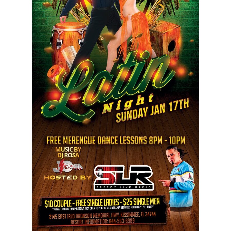 Latin Night - FREE Merengue lessons
