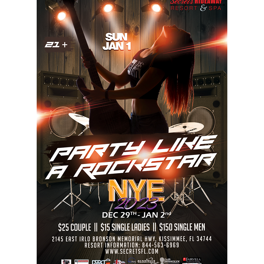 Party like a Rock Star - NYE Takeover