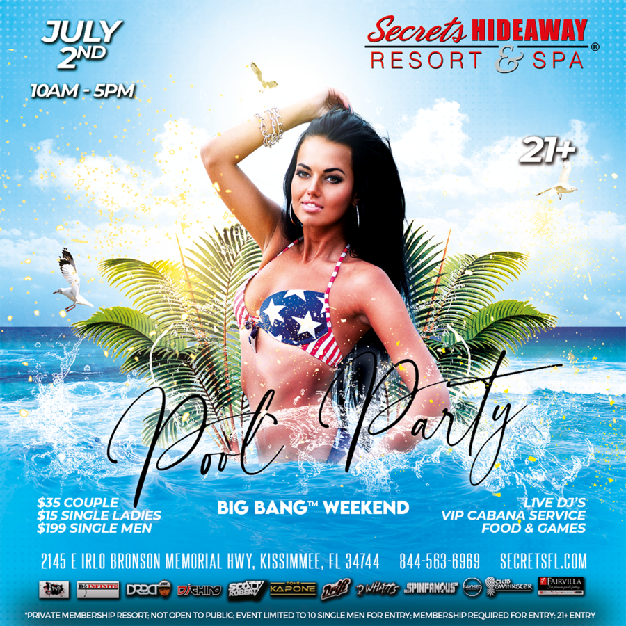 Pool Party 10am-5pm - Big Bang™ weekend