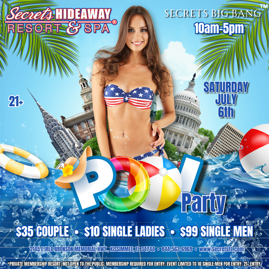 Pool Party 10am - 5pm ~ Big Bang™ Celebration
