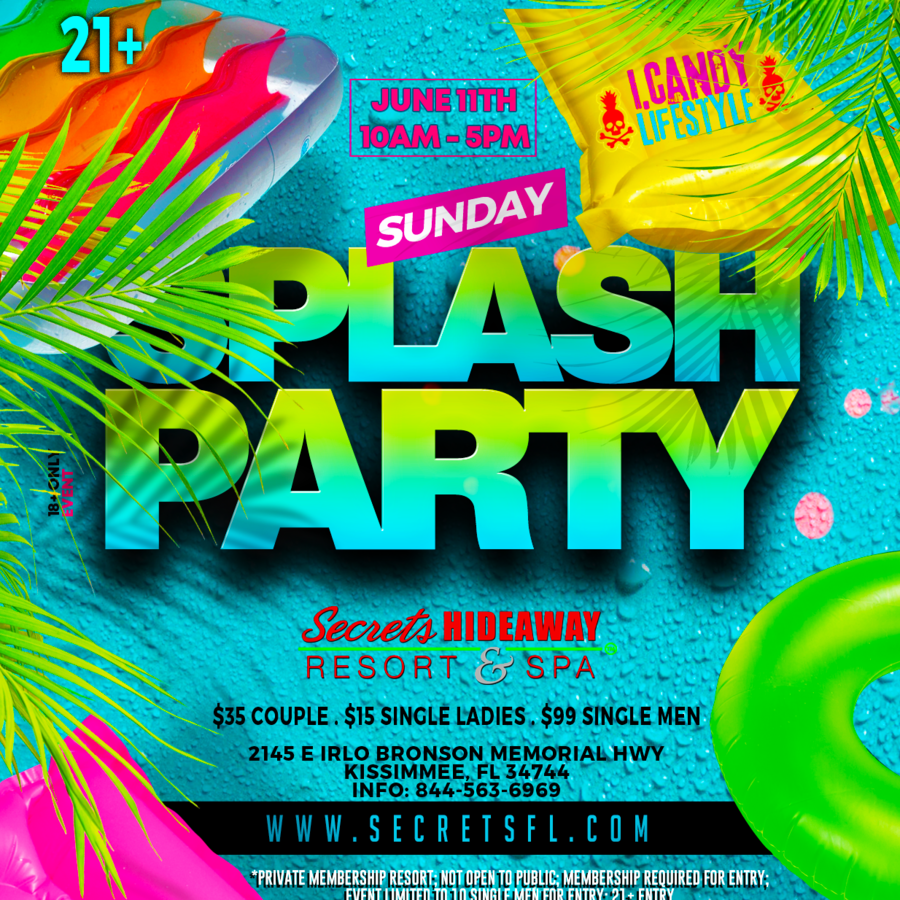Pool Party 10am-5pm - i.Candy takeover
