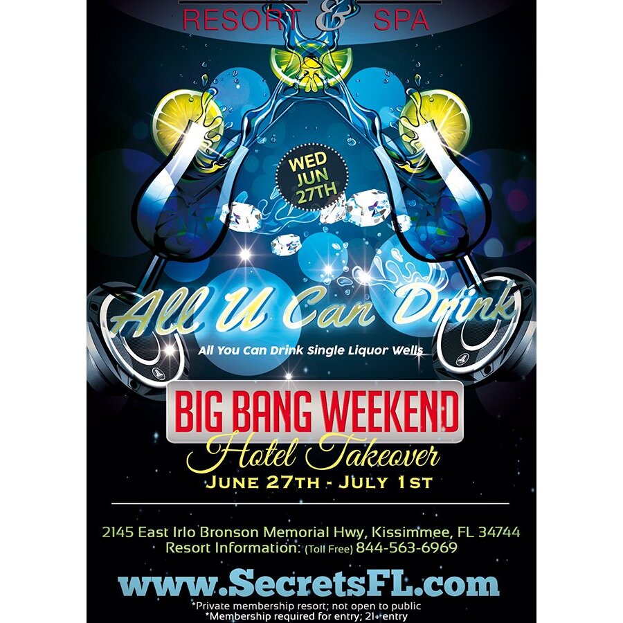 All U Can Drink - Big Bang Weekend 2018