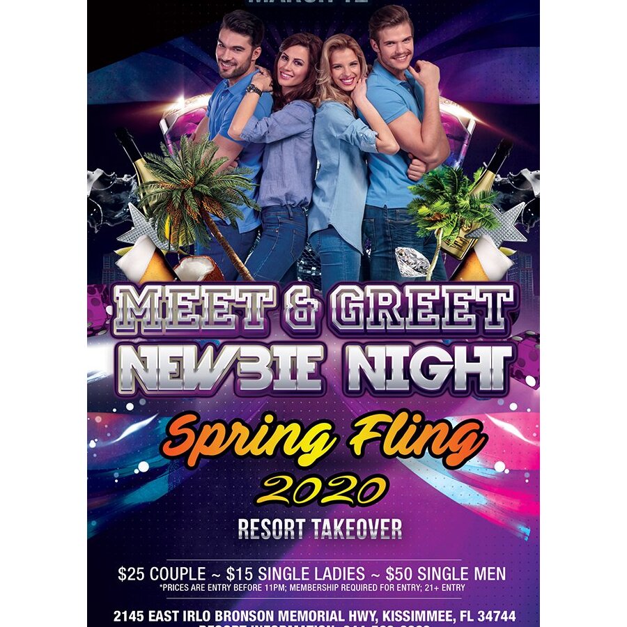 Meet & Greet Newbie Night - Spring Fling Takeover