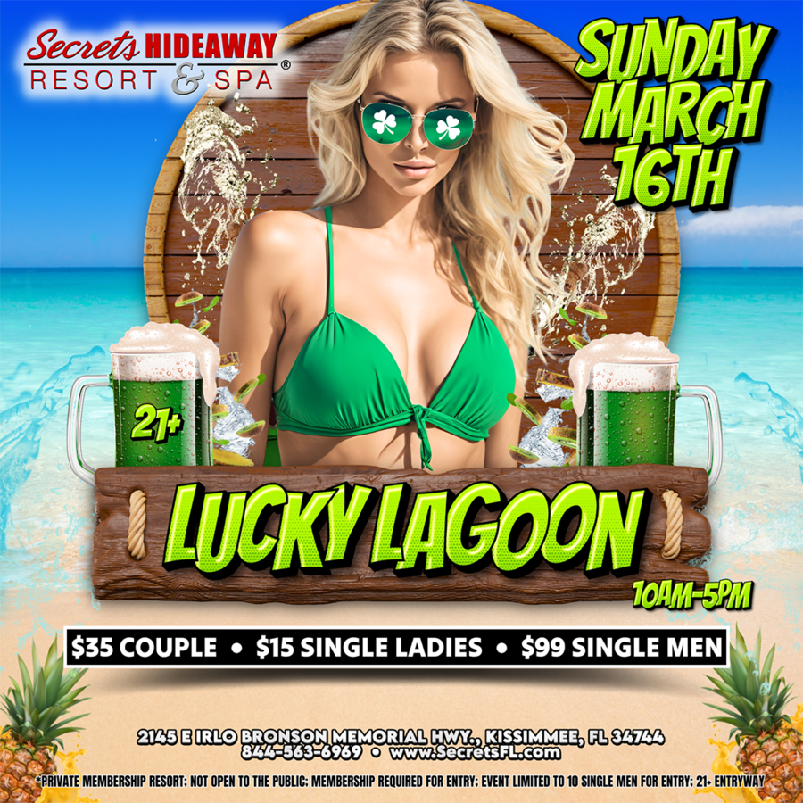 Lucky Lagoon Pool Party 10am-5pm