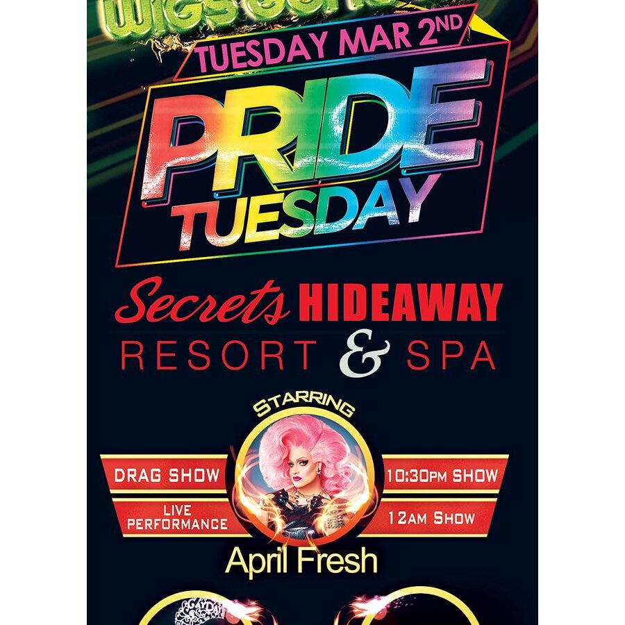 Wigs Gone Wild Glow Night - Pride Tuesday