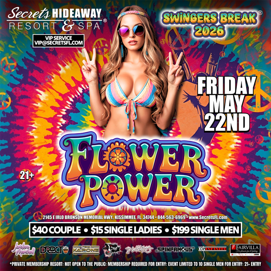 Flower Power - Swingers Break® Takeover