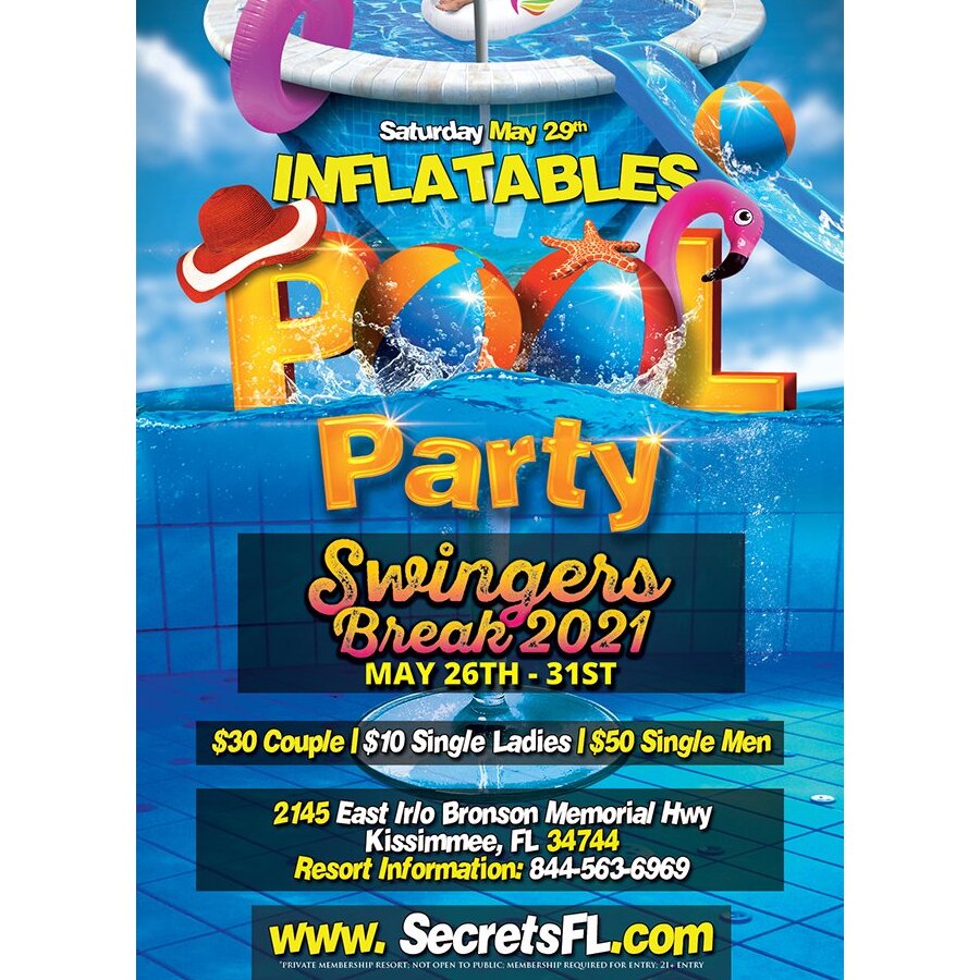 Saturday Inflatables Pool Party 10am - 5pm