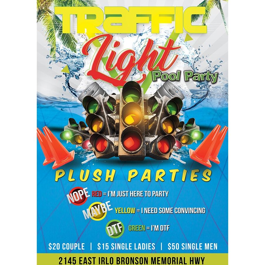 Traffic Light Pool Party - 10am-5pm 