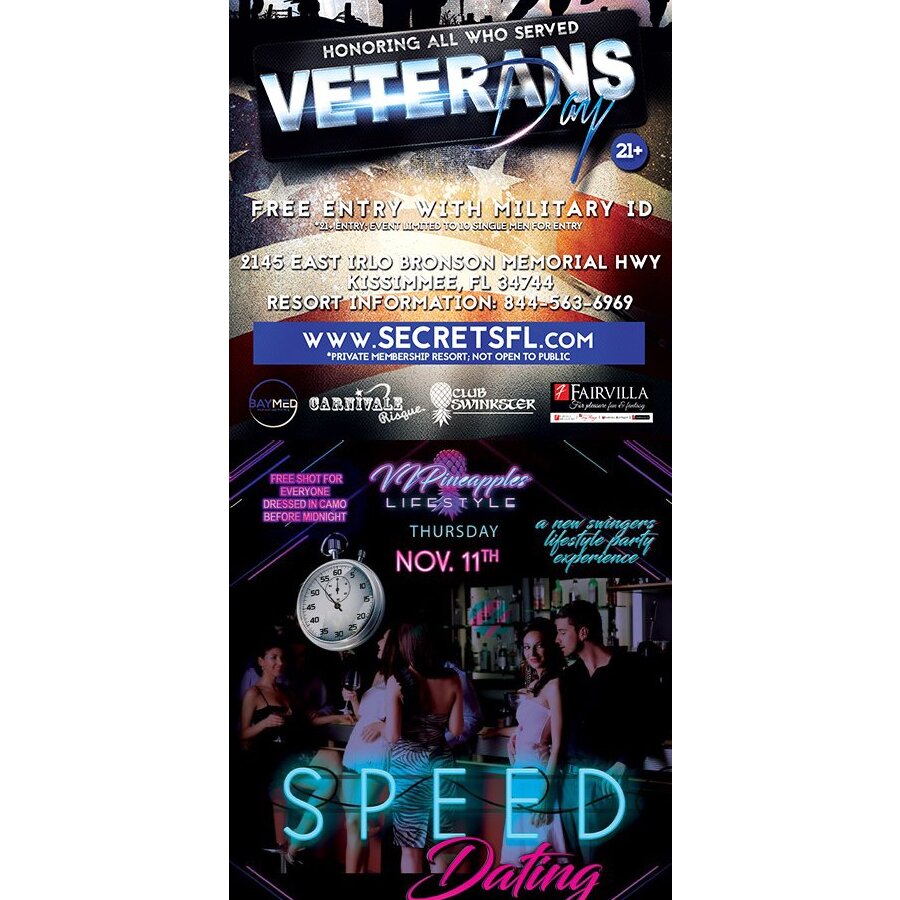 Speed Dating - Veteran's Day